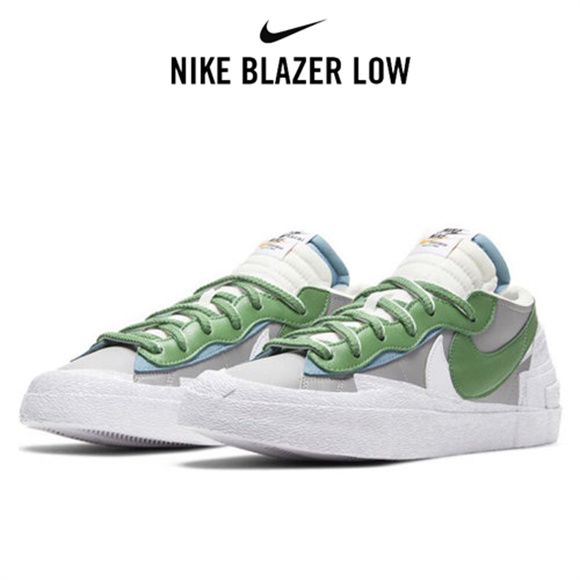 Sacai x Nike Blazer Low灰綠5