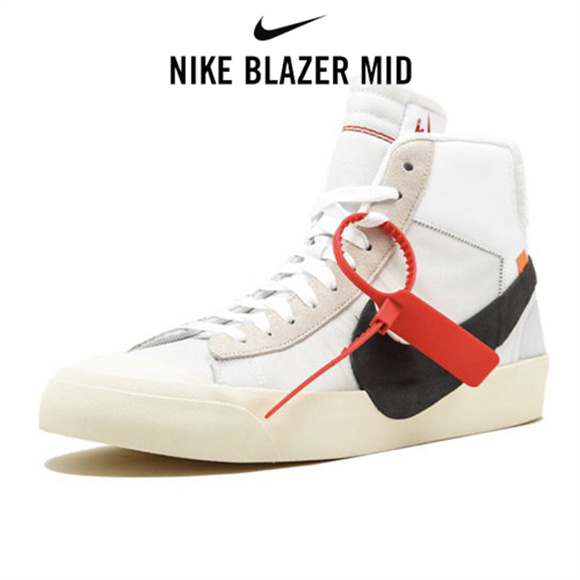 OW x Nike Blazer Mid萬聖節 白2