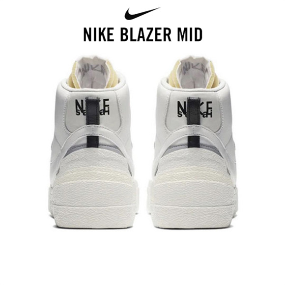 Sacai x Nike Blazer Mid白灰4