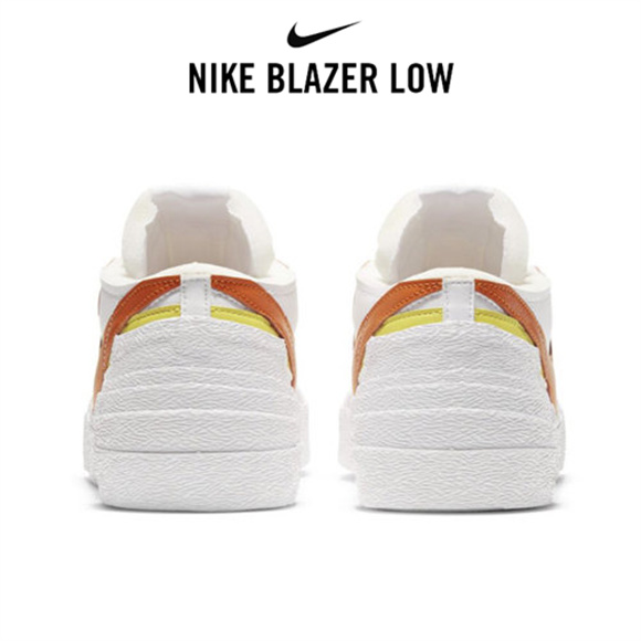 Sacai x Nike Blazer Low橙白5