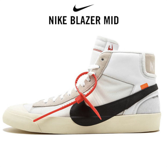 OW x Nike Blazer Mid萬聖節 白3