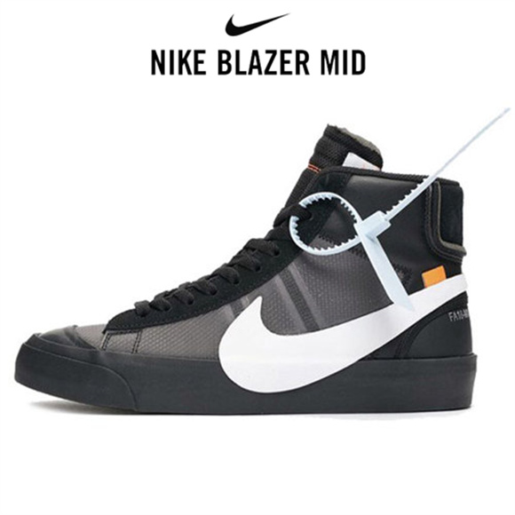 OW x Nike Blazer Mid萬聖節 黑3