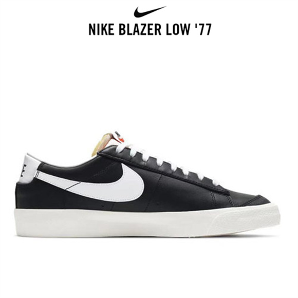 Blazer Low '77 黑白4