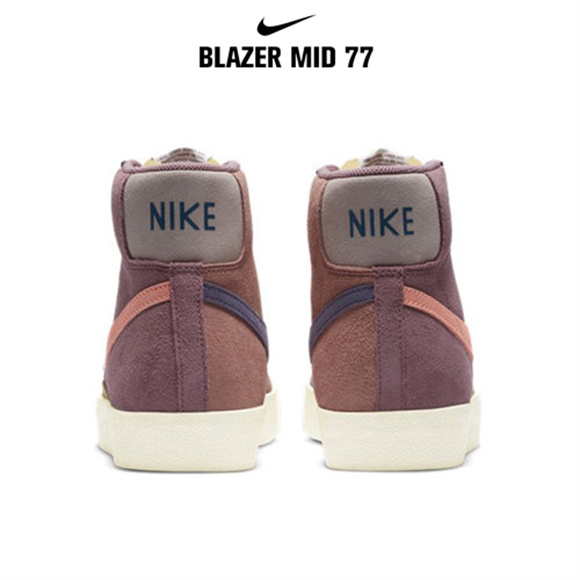 Blazer Mid '77酒紅拼接5