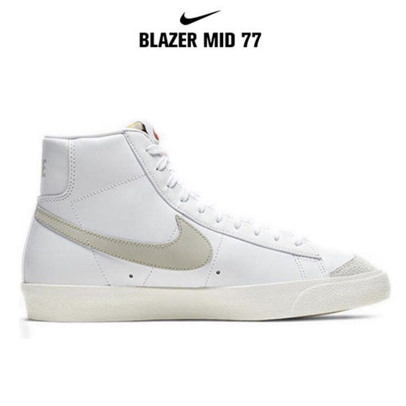 Blazer Mid '77白 灰鉤4