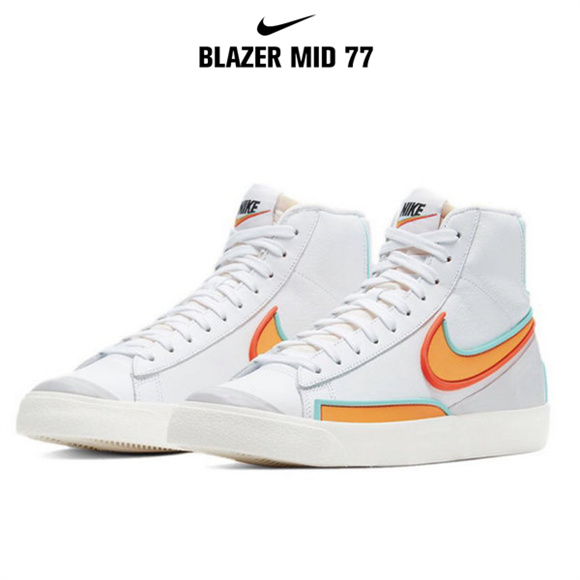 Blazer Mid '77 lnflnite白藍橙1