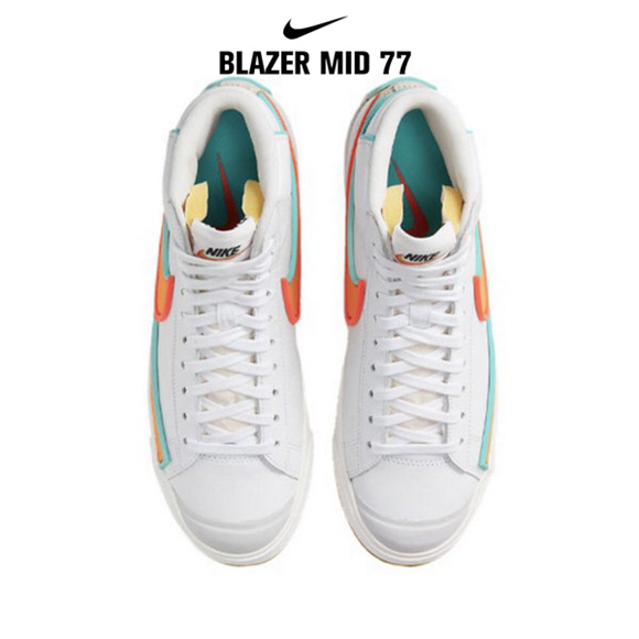 Blazer Mid '77 lnflnite白藍橙2