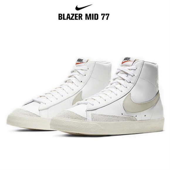 Blazer Mid '77白 灰鉤1